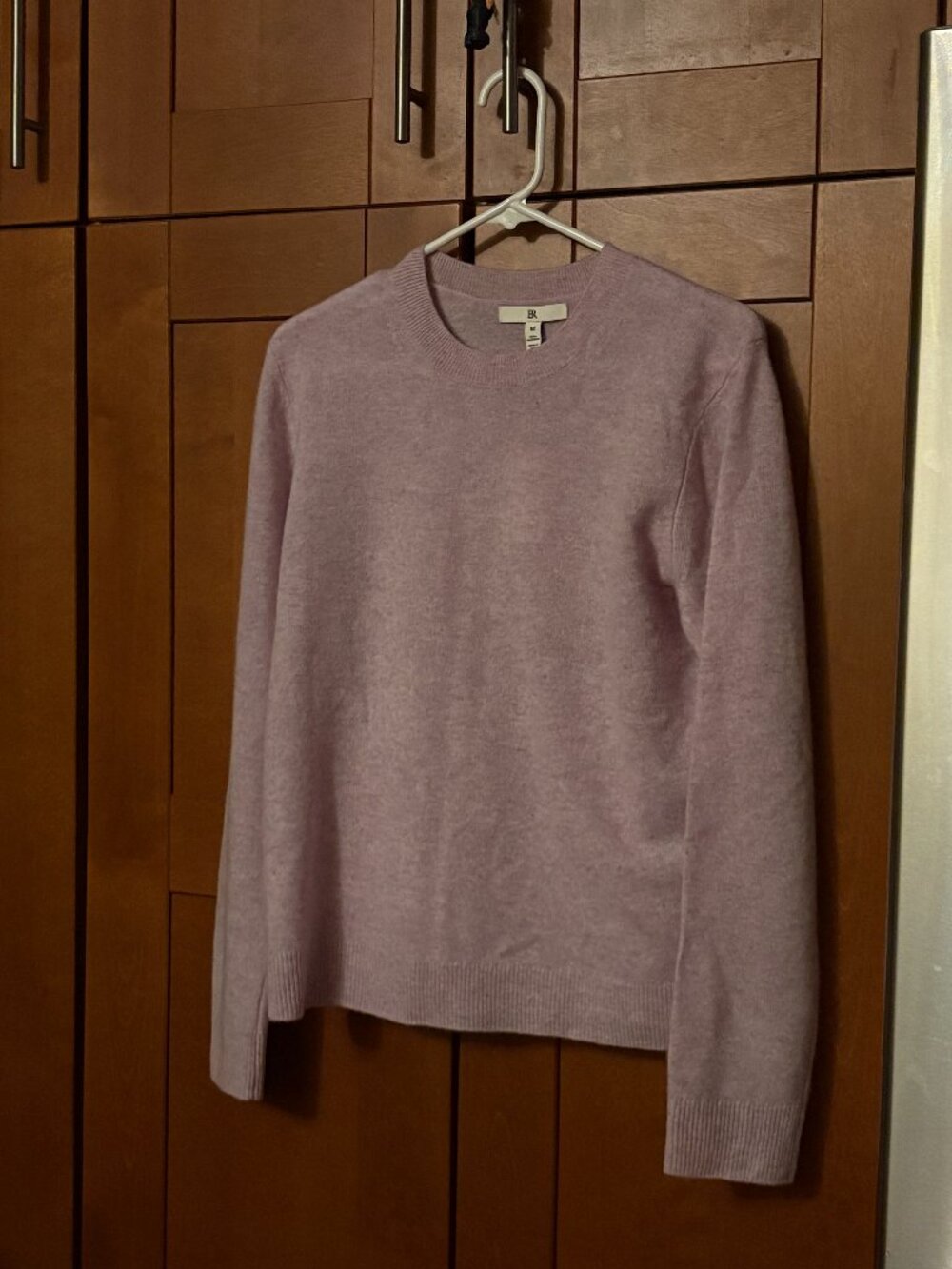 Banana Republic Woman 100% Cashmere Crew Neck Lila Pullover Sweater $165